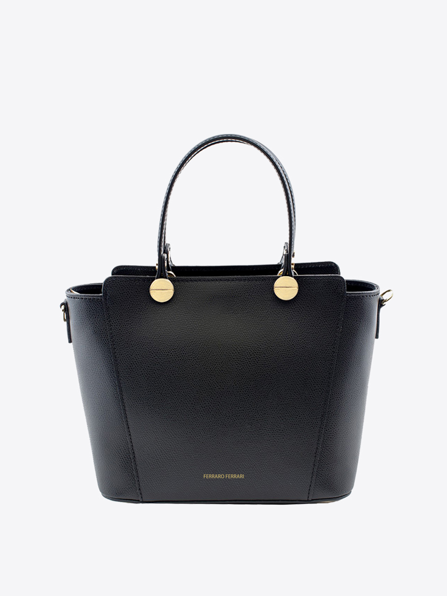 Rue des Rosiers Saffiano Leather Bucket Tote - Ferraro Ferrari